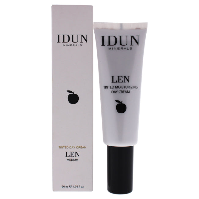 Len Tinted Day Cream - 404 Medium by Idun Minerals for Women - 1.76 oz Cream