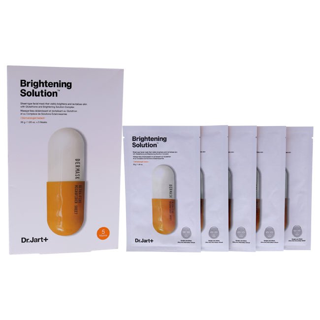 Brightening Solution Sheet Facial Mask by Dr. Jart+ for Unisex - 5 Pc Mask