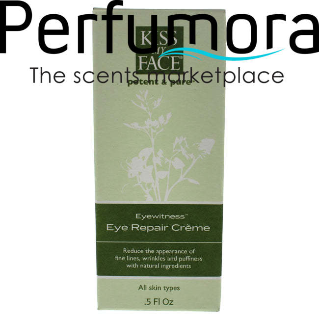 Eyewitness Eye Repair Cream by Kiss My Face for Unisex - 0.5 oz Cream