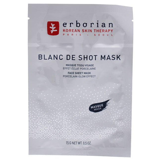 Blanc de Shot Mask by Erborian for Women - 1 Pc Mask