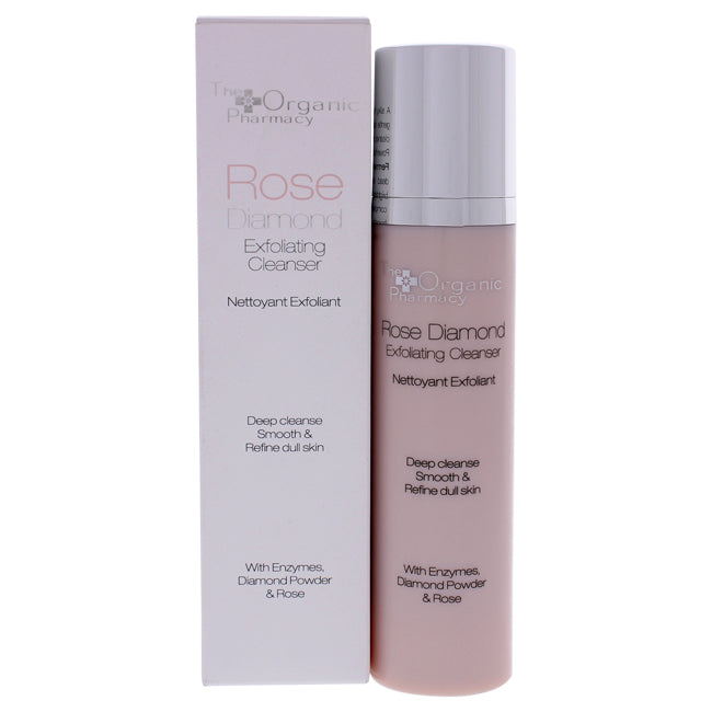 Rose Diamond Exfoliating Cleanser by The Organic Pharmacy for Unisex - 4 oz Cleanser