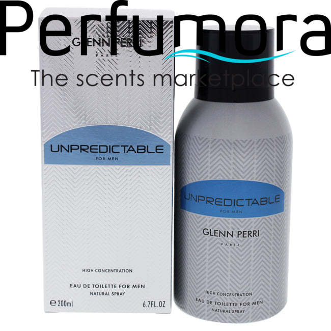 Unpredictable High Concentration by Glenn Perri for Men -  Eau de Toilette Spray