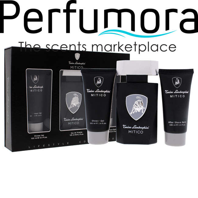 Mitico by Tonino Lamborghini for Men - 3 Pc Gift Set