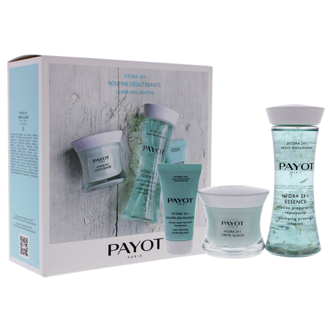 Hydra 24 Plus Quenching Routine by Payot for Women - 3 Pc 1.6oz Cream, 4.2oz Infusion, 0.5oz Mask