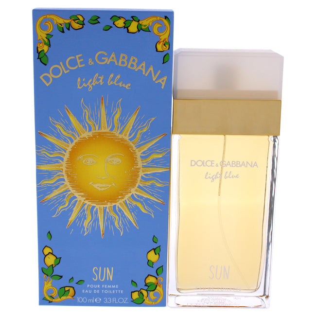 Light Blue Sun by Dolce and Gabbana for Women -  Eau de Toilette Spray