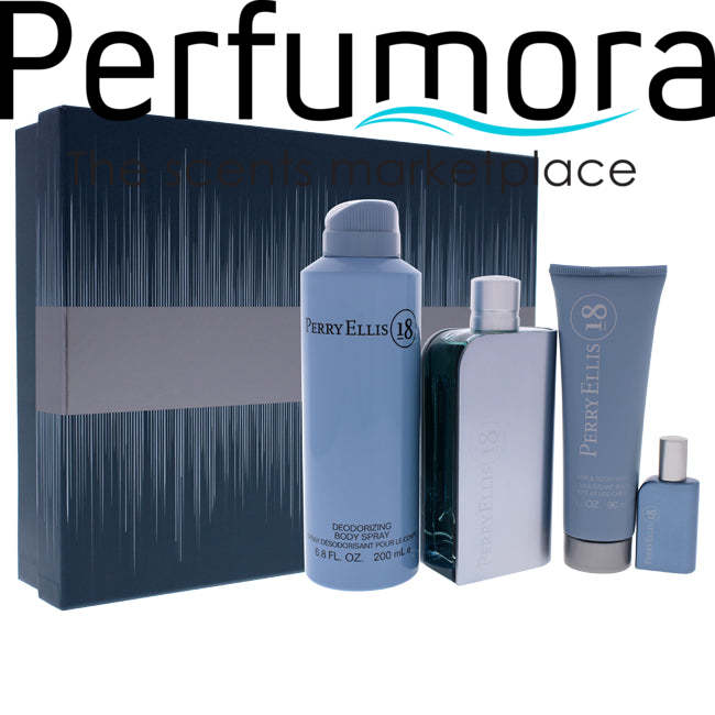 Perry Ellis 18 by Perry Ellis for Men - 4 Pc Gift Set