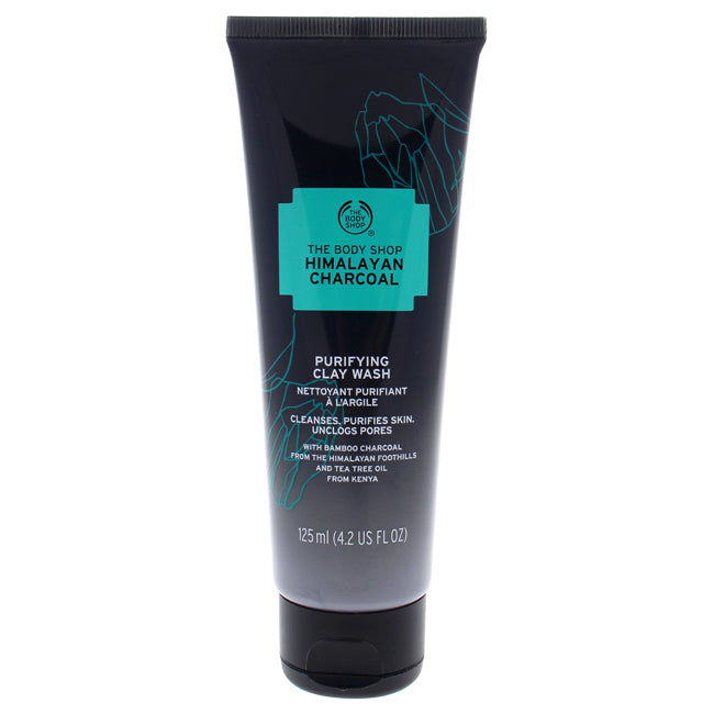 Himalayan Charcoal Purifying Clay Wash by The Body Shop for Women - 4.2 oz Cleanser