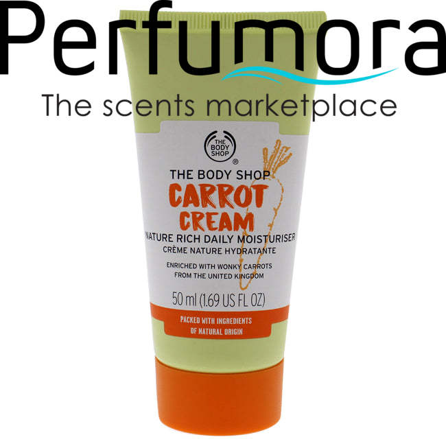 Carrot Cream Nature Rich Daily Moisturiser by The Body Shop for Unisex - 1.69 oz Moisturizer