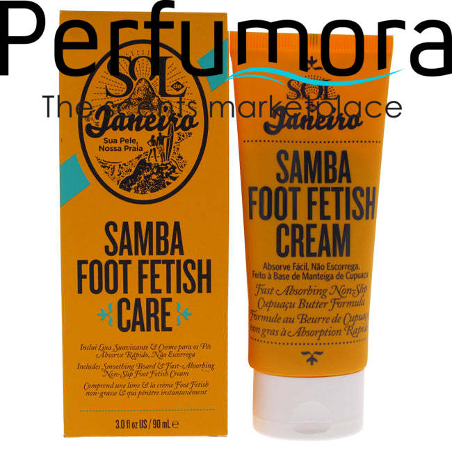 Samba 2-Step Foot Fetish Care by Sol de Janeiro for Unisex - 3 oz Foot Cream