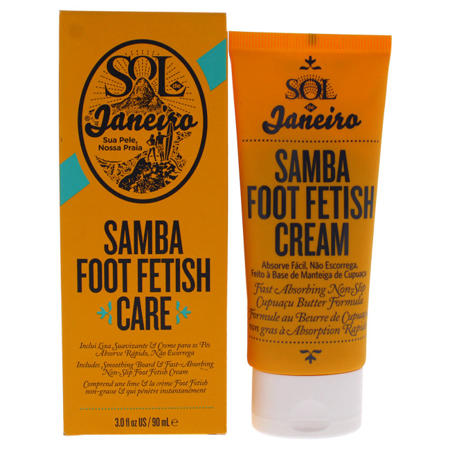 Samba 2-Step Foot Fetish Care by Sol de Janeiro for Unisex - 3 oz Foot Cream