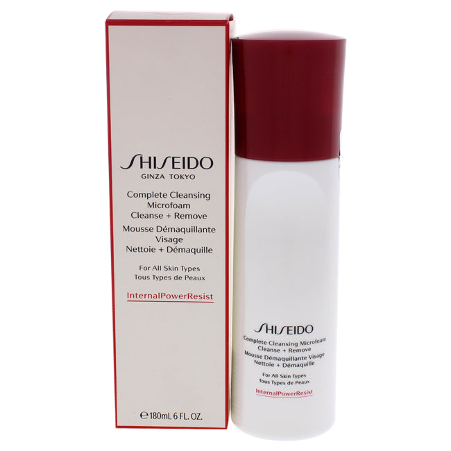 Complete Cleansing Microfoam by Shiseido for Women - 6 oz Foam