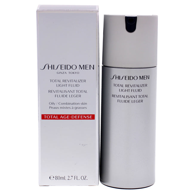 Total Revitalizer Light Fluid by Shiseido for Men - 2.7 oz Serum