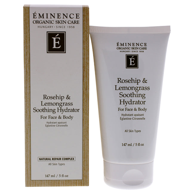 Rosehip and Lemongrass Soothing Hydrator by Eminence for Unisex - 5 oz Moisturizer