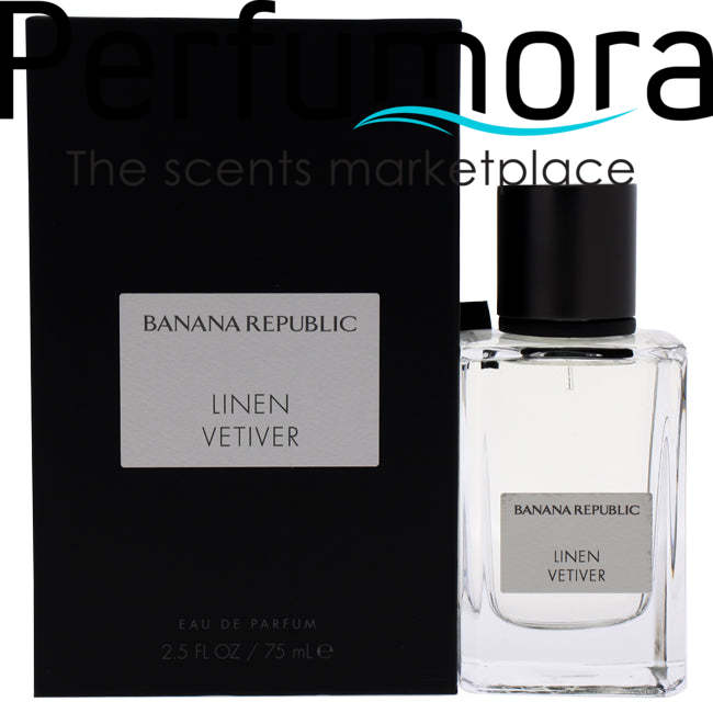 Linen Vetiver by Banana Republic for Unisex -  Eau de Parfum Spray
