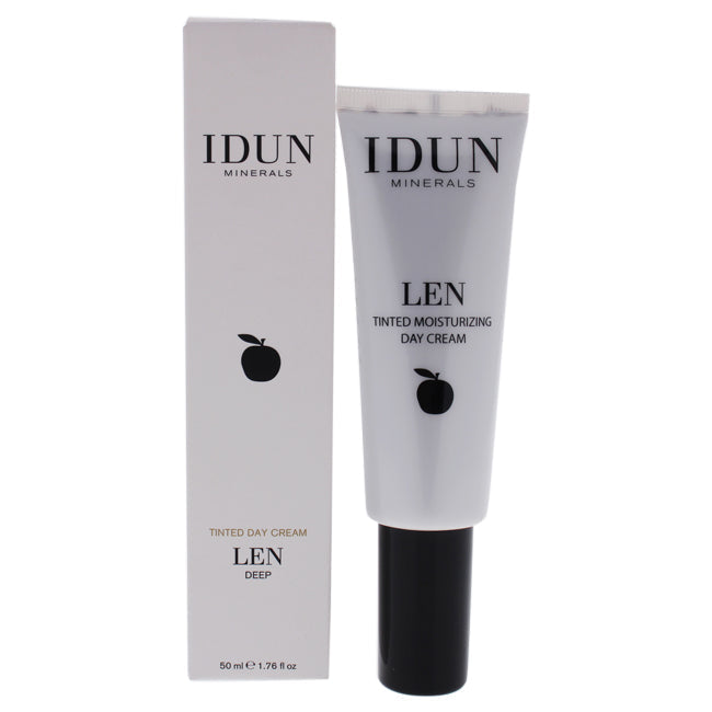 Len Tinted Day Cream - 406 Deep by Idun Minerals for Women - 1.76 oz Cream