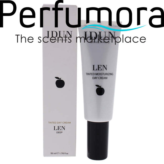 Len Tinted Day Cream - 406 Deep by Idun Minerals for Women - 1.76 oz Cream