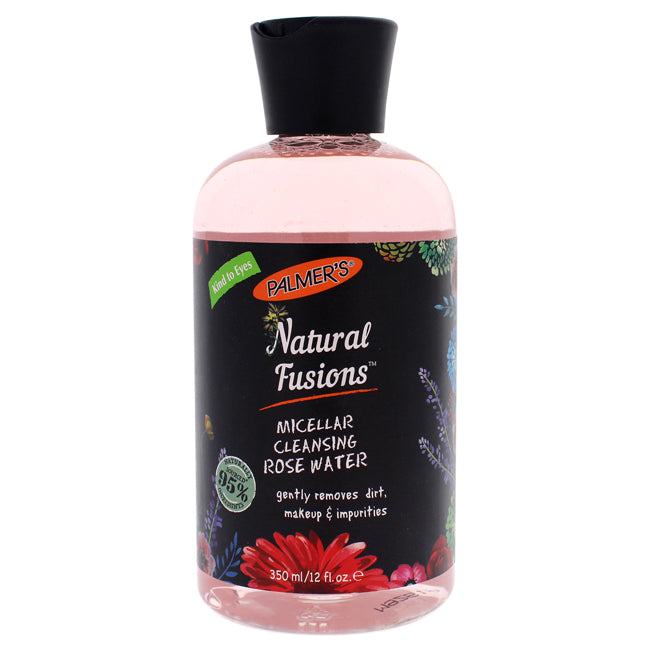 Natural Fusions Cleanser Micellar Rose Water by Palmers for Unisex - 12 oz Cleanser