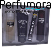Cuba Black by Cuba for Men - 4 Pc Gift Set