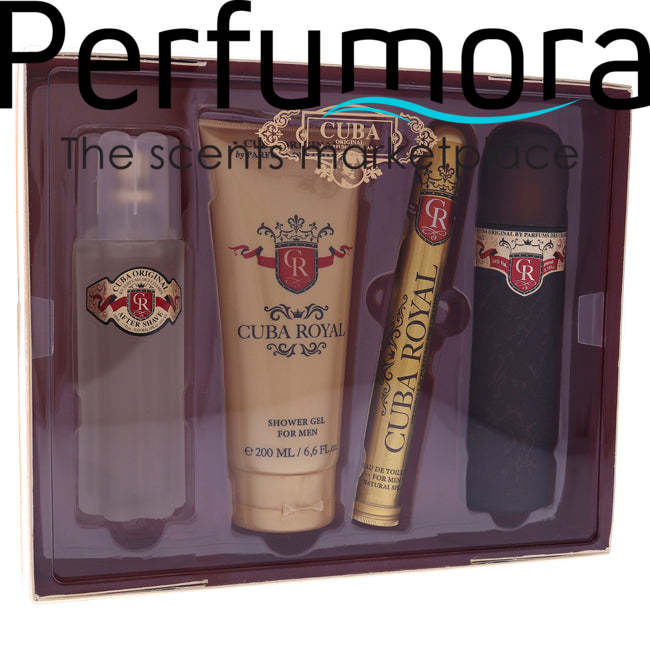 Cuba Royal by Cuba for Men - 4 Pc Gift Set