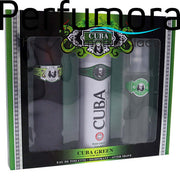Cuba Green by Cuba for Men - 3 Pc Gift Set