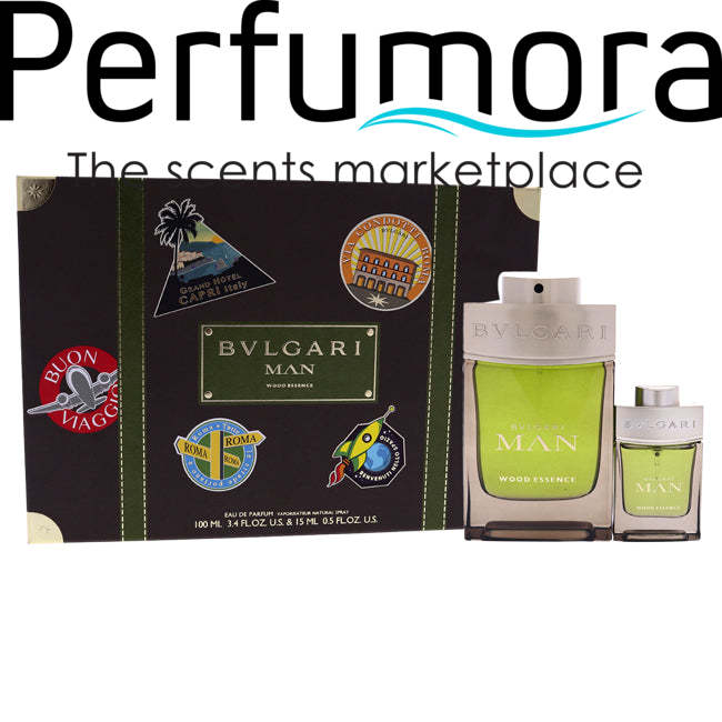 Bvlgari Man Wood Essence by Bvlgari for Men - 2 Pc Gift Set