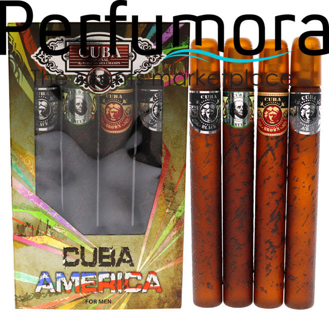 Cuba America by Cuba for Men - 4 Pc Gift Set