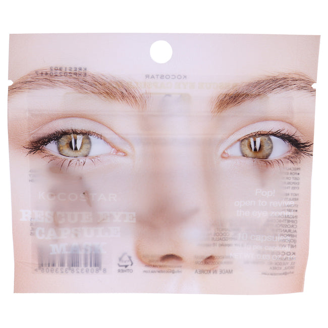 Rescue Eye Capsule Mask by Kocostar for Unisex - 10 Pc Count Mask