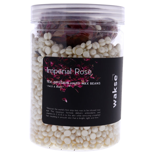 Imperial Rose Hard Wax Beans by Wakse for Unisex - 10 oz Wax