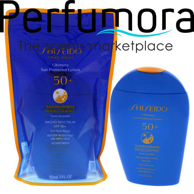 Ultimate Sun Protector Lotion SPF 50 by Shiseido for Unisex - 5 oz Sunscreen