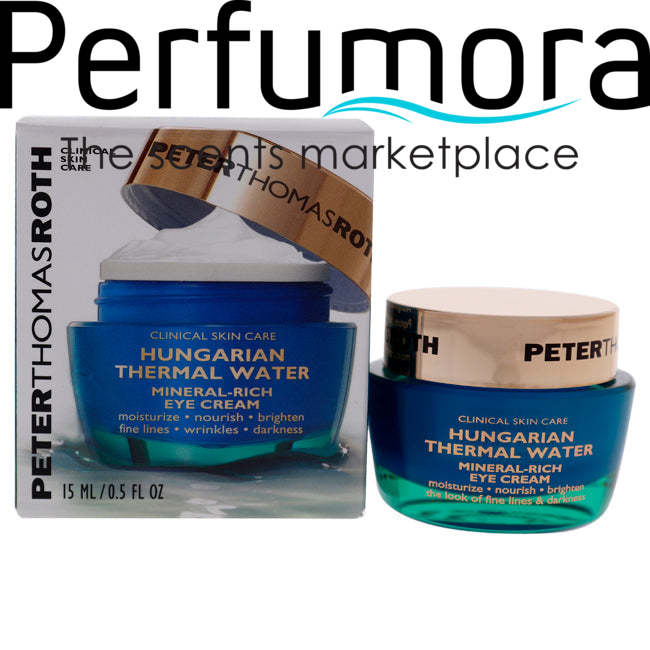 Hungarian Thermal Water Mineral-Rich Eye Cream by Peter Thomas Roth for Unisex - 0.5 oz Cream