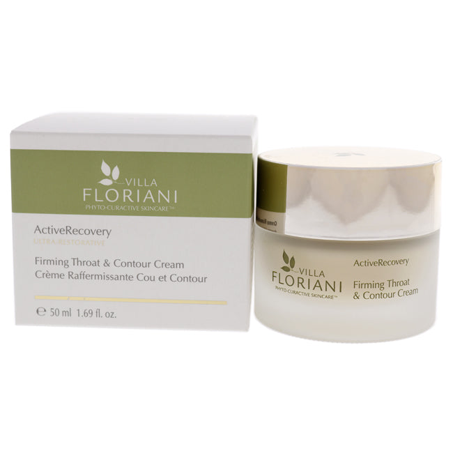 Firming Throat and Contour Cream by Villa Floriani for Women - 1.69 oz Cream