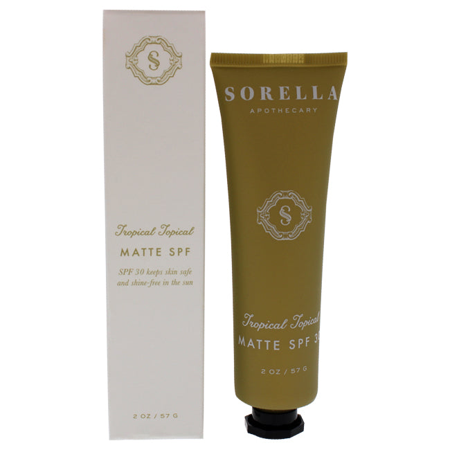 Tropical Topical Matte SPF 30 by Sorella for Unisex - 2 oz Moisturizer