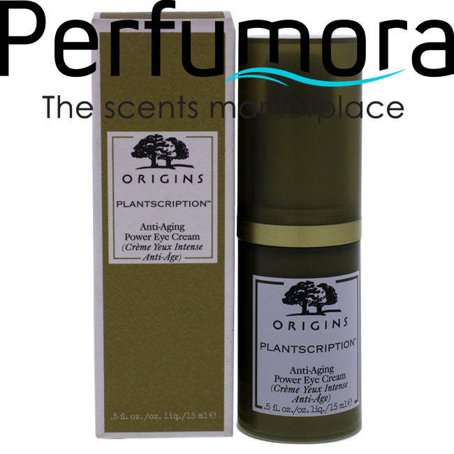 Plantscription Anti-Aging Power Eye Cream by Origins for Unisex - 0.5 oz Cream