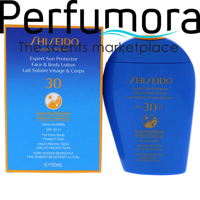 Expert Sun Protector Face And Body Lotion SPF 30 by Shiseido for Women - 5 oz Sunscreen