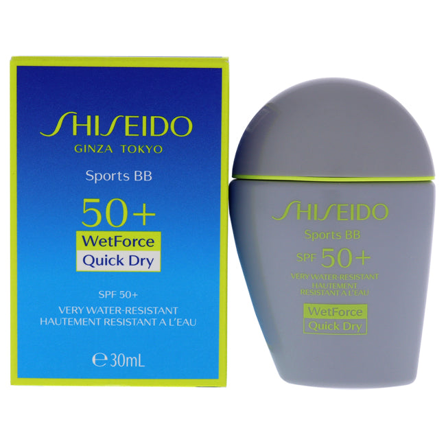 Sports BB WetForce SPF 50 - Very Dark by Shiseido for Unisex - 1 oz Sunscreen