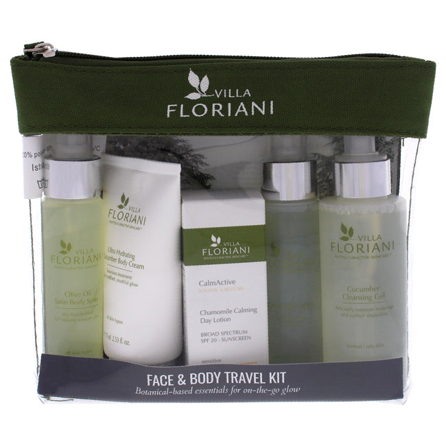 Face and Body Travel Kit by Villa Floriani for Women - 5 Pc