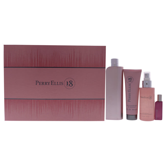 Perry Ellis 18 by Perry Ellis for Women - 4 Pc Gift Set