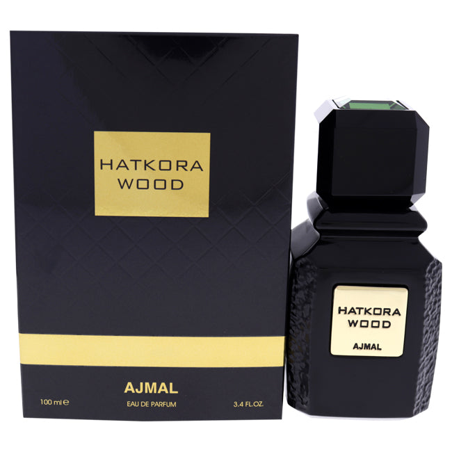 Hatkora Wood by Ajmal for Unisex - Eau De Parfum Spray