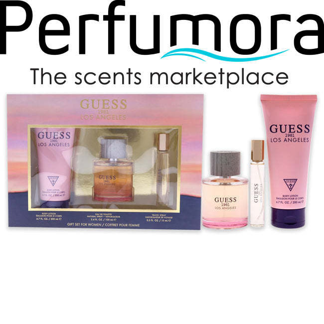 Guess 1981 Los Angeles by Guess for Women - 3 Pc Gift