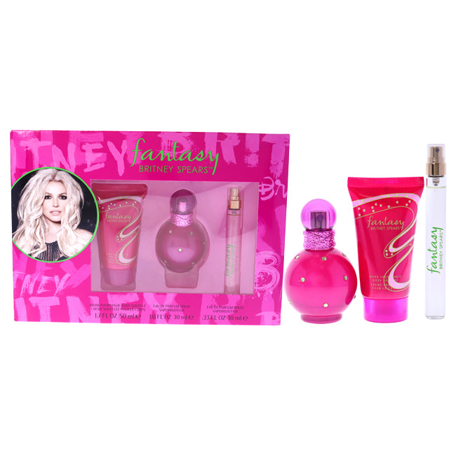 Fantasy by Britney Spears for Women - 3 Pc Gift Set