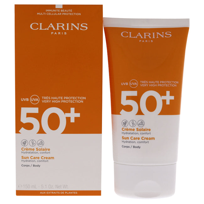 Sun Care Cream SPF 50 by Clarins for Unisex - 5.1 oz Sunscreen