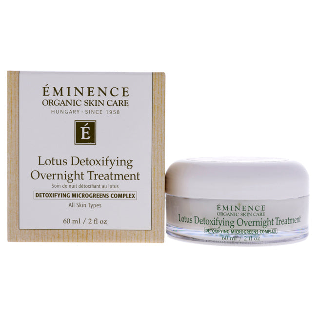 Lotus Detoxifying Overnight Treatment by Eminence for Unisex - 2 oz Treatment