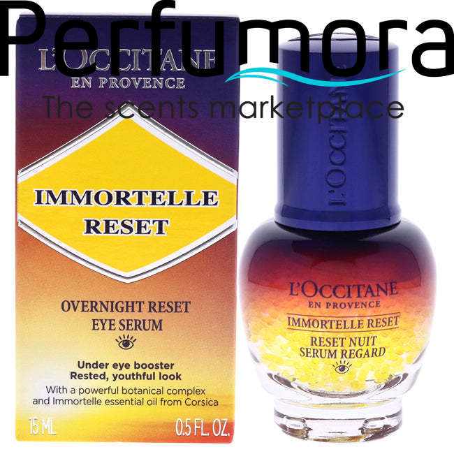 Immortelle Overnight Reset Eye Serum by LOccitane for Women - 0.5 oz Serum