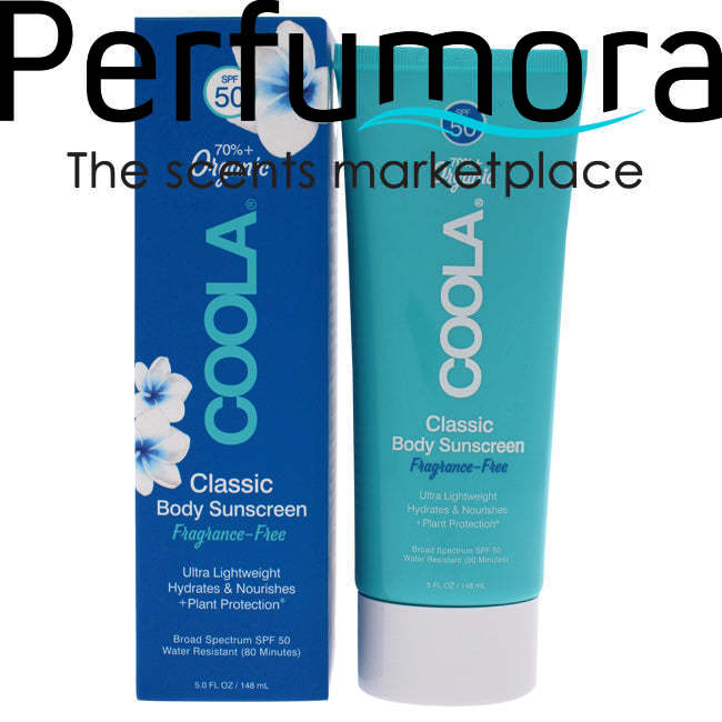 Classic Body Sunscreen SPF 50 - Fragrance-Free by Coola for Unisex - 5 oz Sunscreen