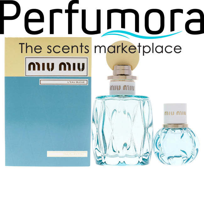 Leau Bleue by Miu Miu for Women - 2 Pc Gift Set