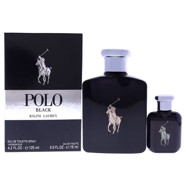 Polo Black by Ralph Lauren for Men - 2 Pc Gift Set