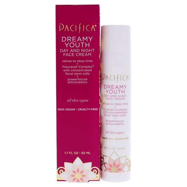 Dreamy Youth Day and Night Face Cream by Pacifica for Unisex - 1.7 oz Cream