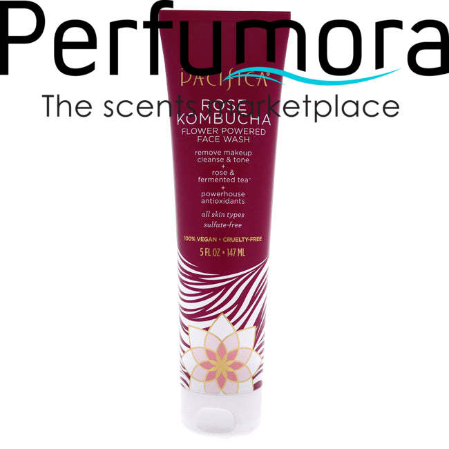 Rose Kombucha Flower Powered Face Wash by Pacifica for Unisex - 5 oz Cleanser