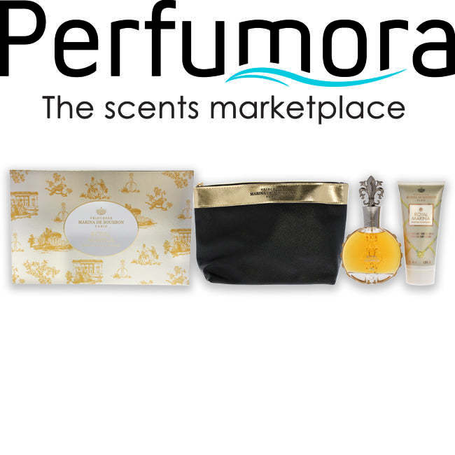 Royal Marina Diamond by Princesse Marina De Bourbon for Women - 3 Pc Gift Set