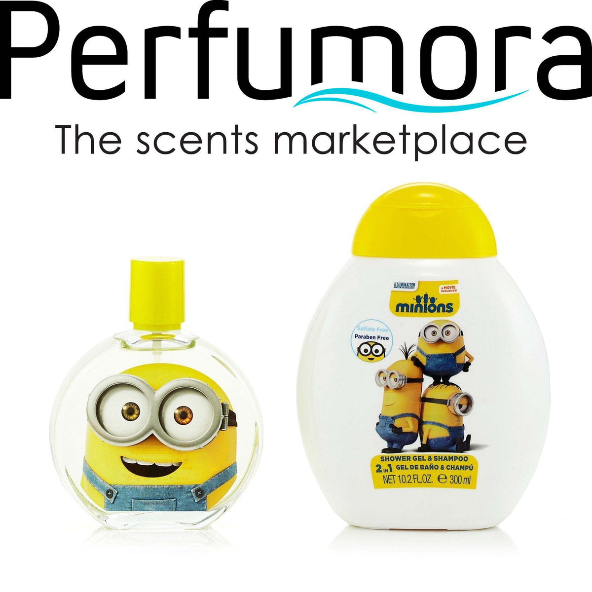 Minions Gift Set EDT Spray and Shower Gel for Boy by Illumination Entertainment 3.4 oz.